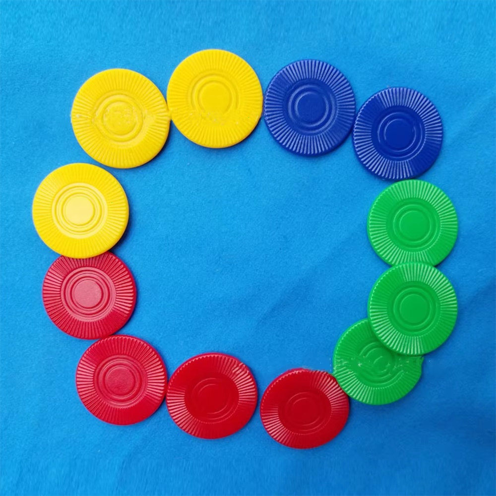 PS 22MM Rounded Poker Chips Small Sunflower Poker Chips Set Board Game High Quality