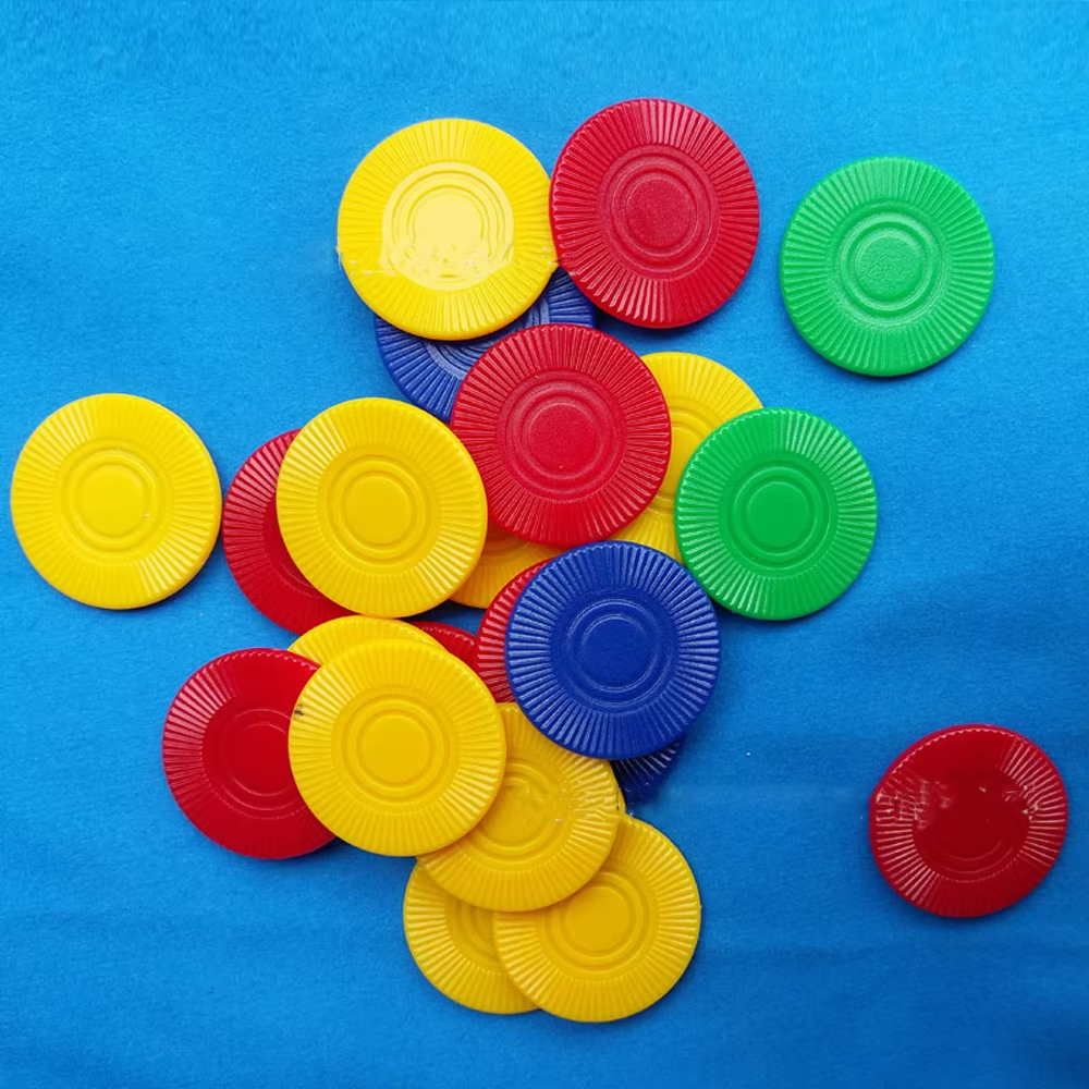 PS 22MM Rounded Poker Chips Small Sunflower Poker Chips Set Board Game High Quality