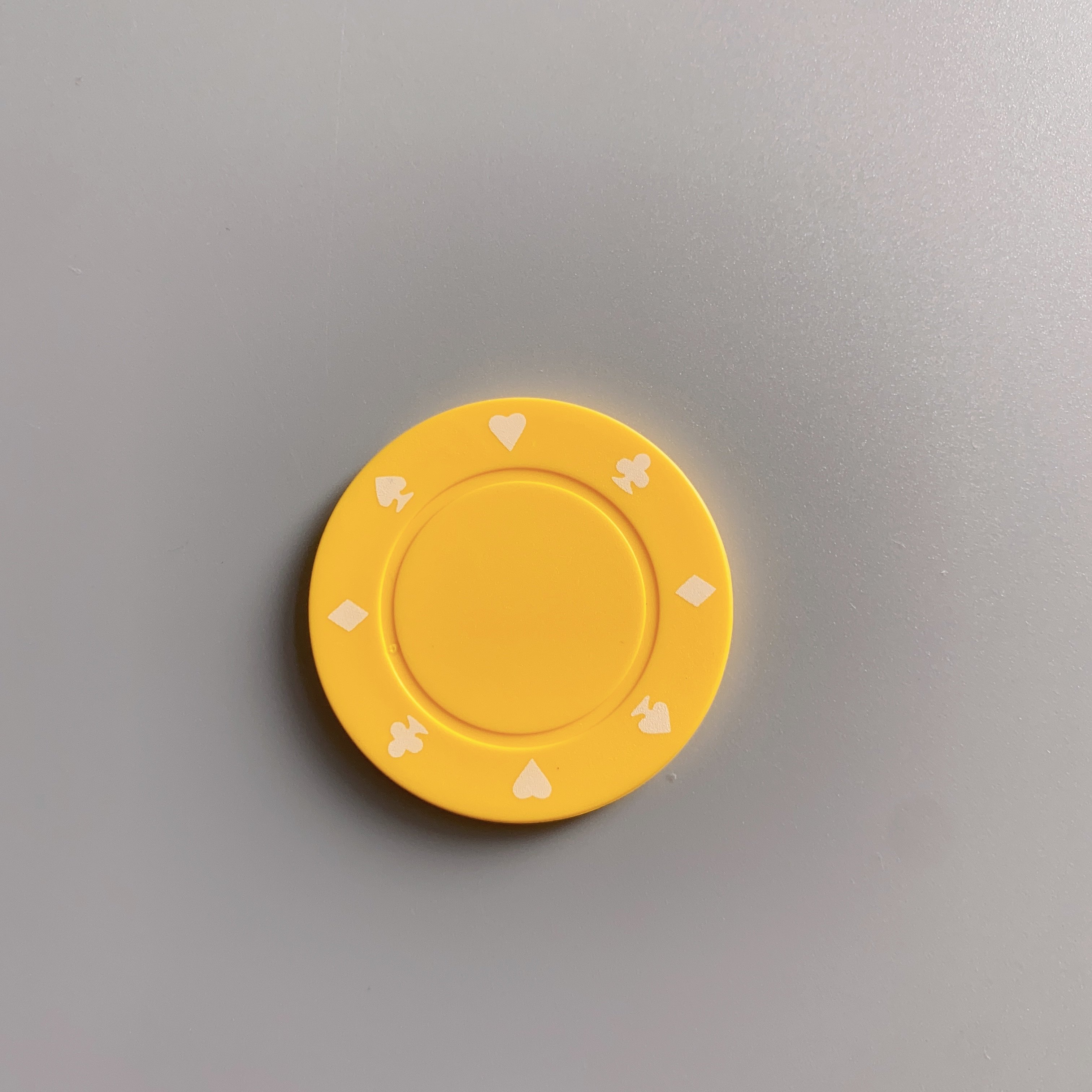 11.5g Monochrome Clay Poker Chip Weighted Chip for Professional Play