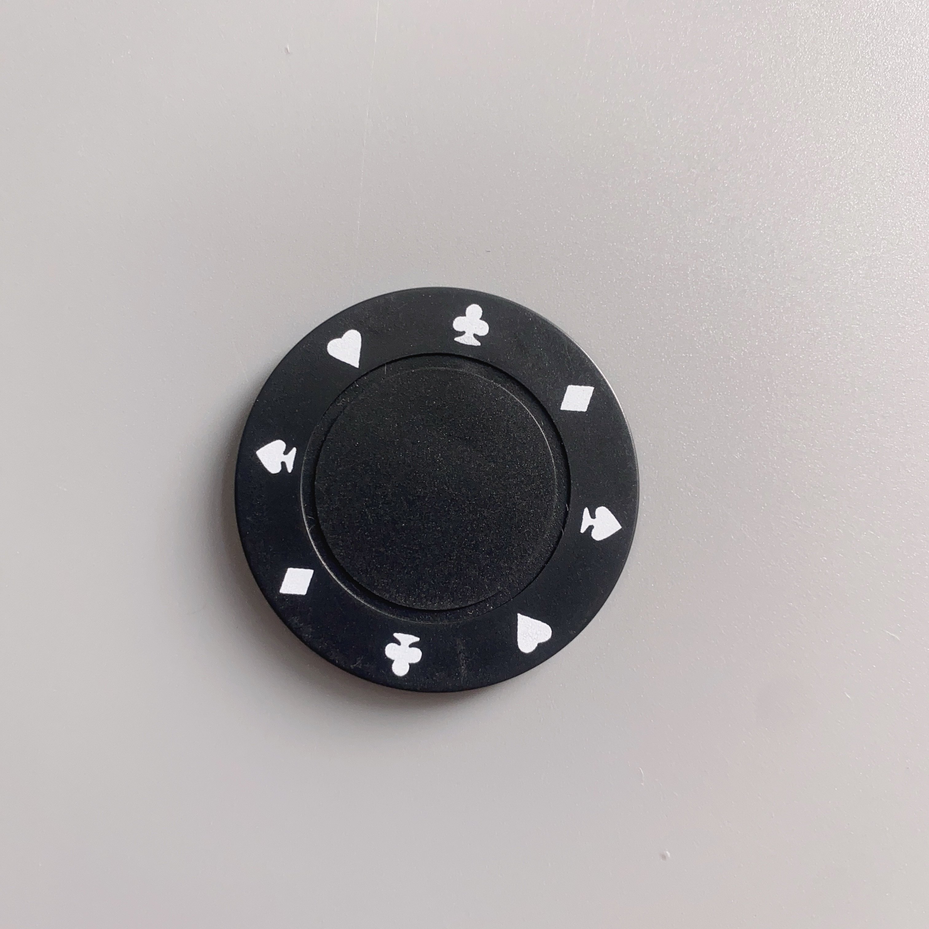 11.5g Monochrome Clay Poker Chip Weighted Chip for Professional Play