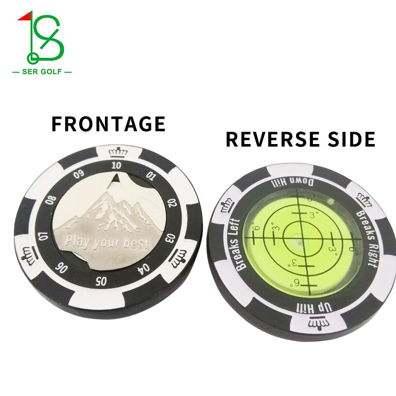 Factory Custom Logo Hat Pin Badges Lapel Golf Poker Chip Soft Hard Enamel Golf Ball Marker Hat Clip