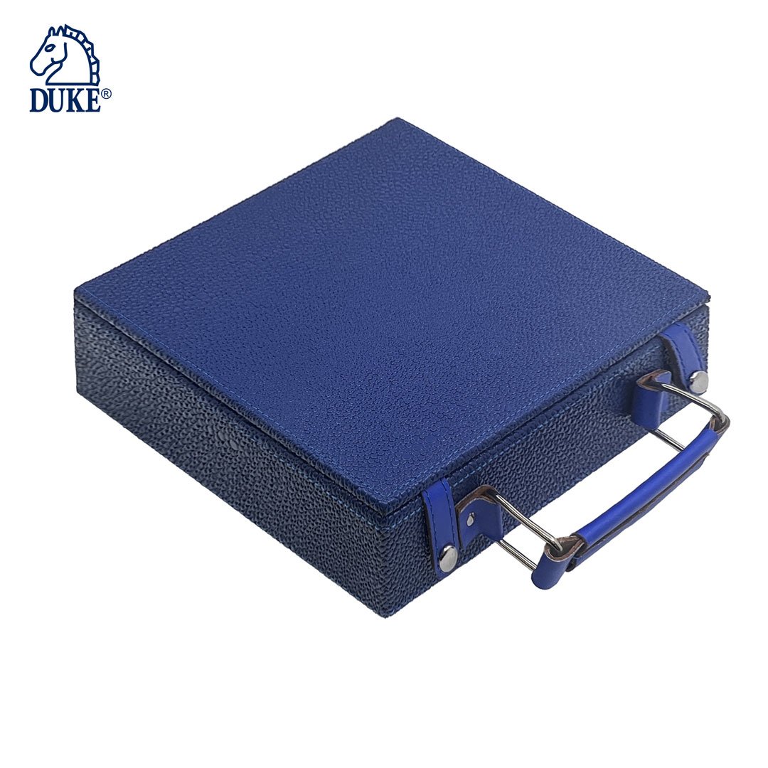 Poker Chip Set in Leather Case - 100 Pieces