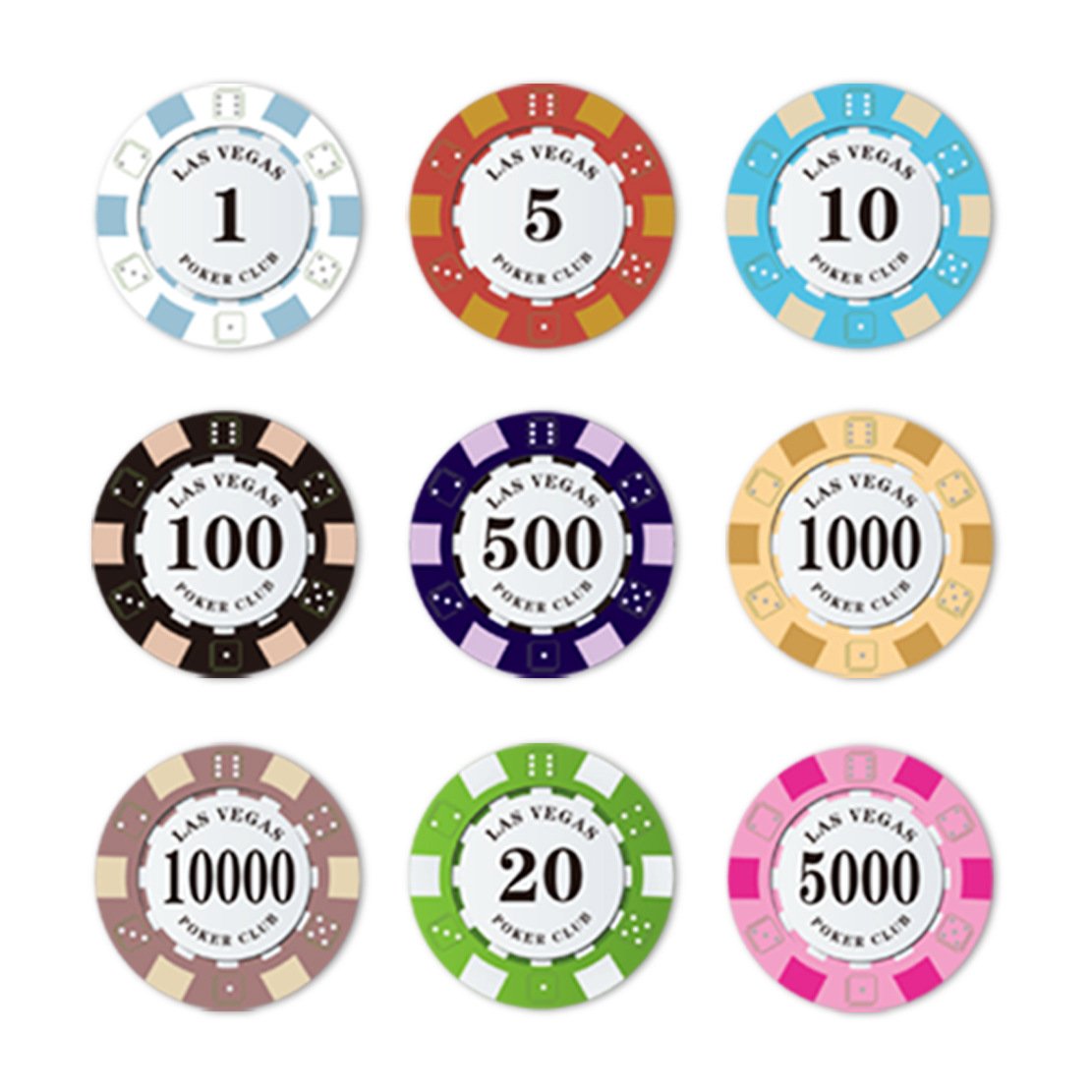 Wholesale Casino Custom Poker Chips Ceramic 100 Piece Set 14g Clay Poker Chips
