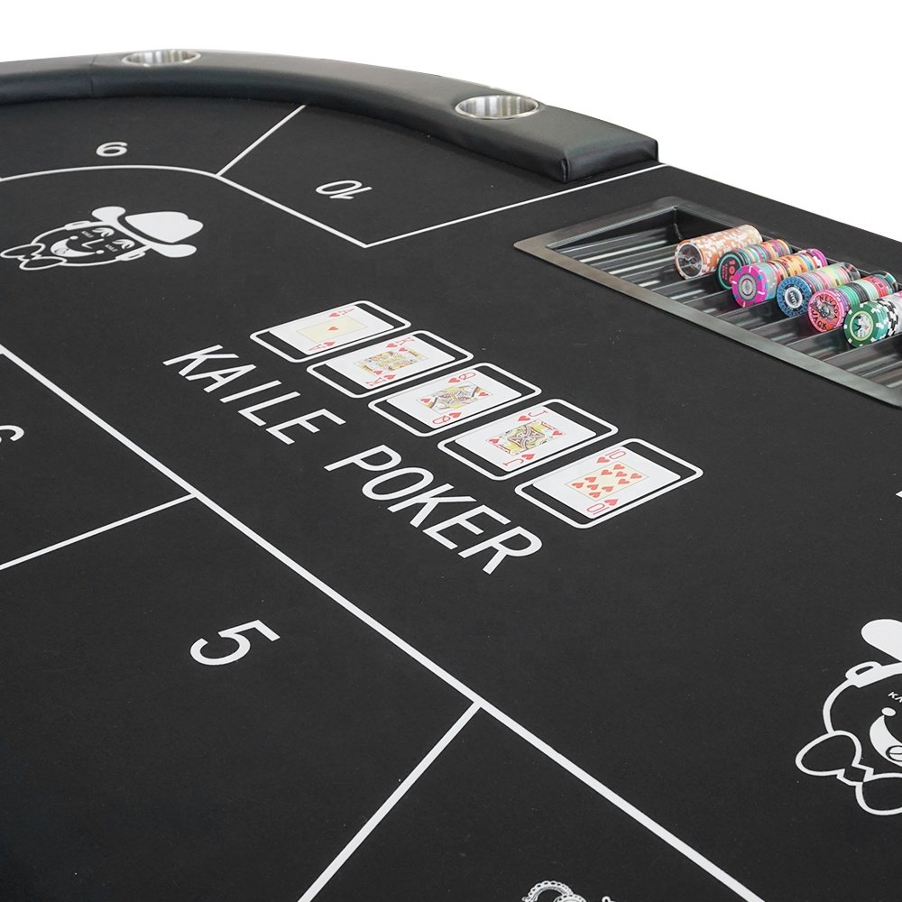 Factory supply 350 abs black insert poker chip tray vertical 8 rows slots for carry casino chip and card on poker table