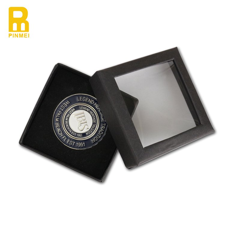 Custom Souvenir Golf Gift Box Sets With Golf Poker Chip Ball Marker