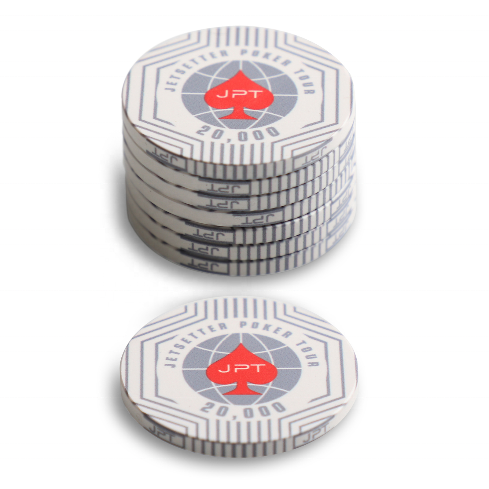 wholesale High Quality 500pcs Ceramic Poker Chips Set for Casino and Club Use
