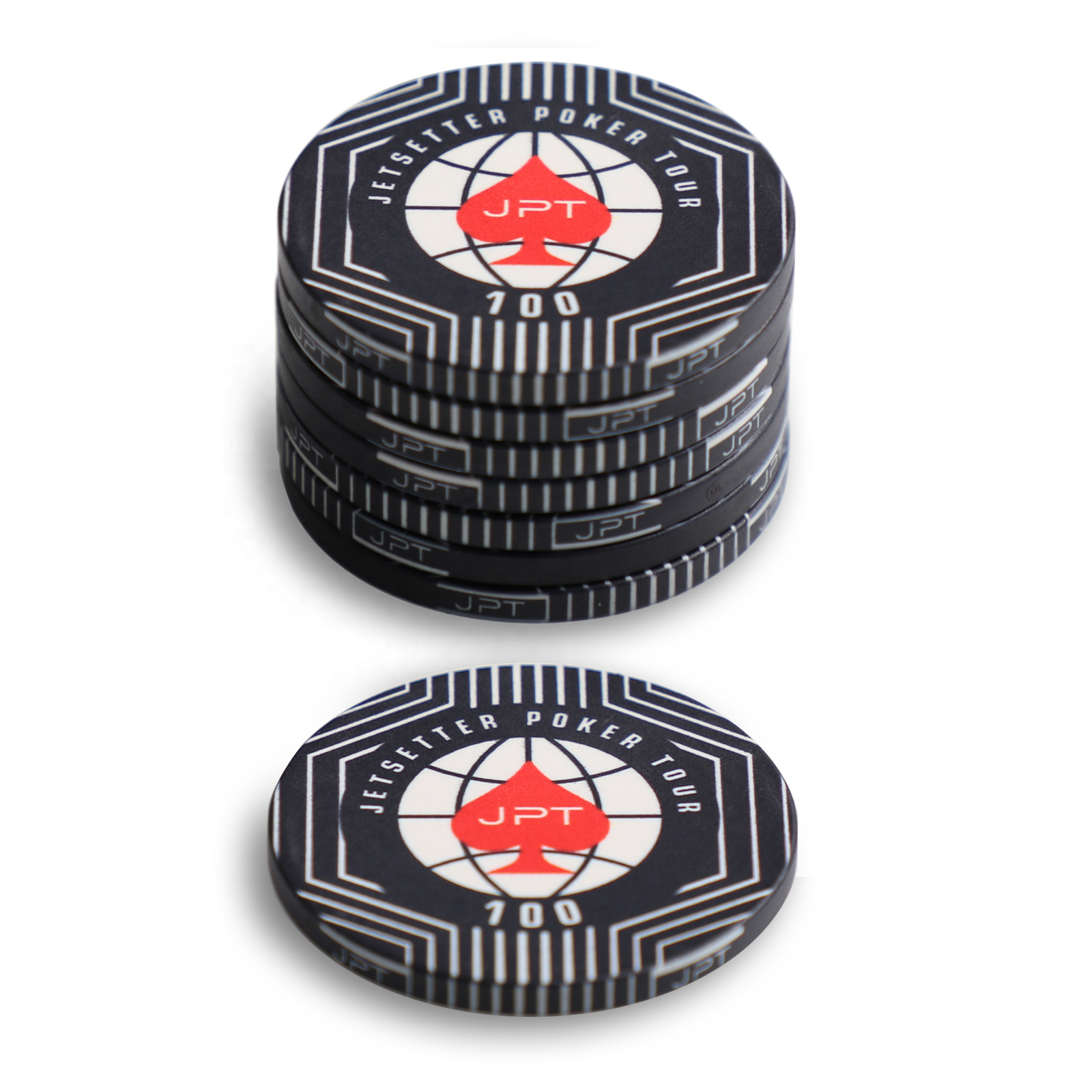 wholesale High Quality 500pcs Ceramic Poker Chips Set for Casino and Club Use