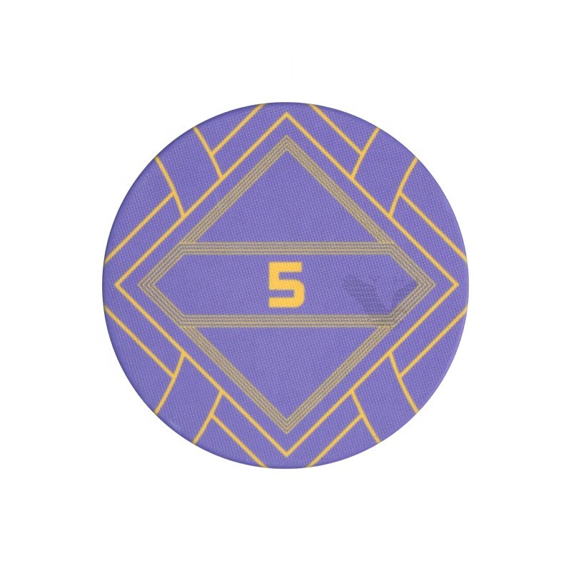 Fully customisable EPT Professional Ceramic Material Poker Chips 10g and 40MM poker chips with customises design colour and logo