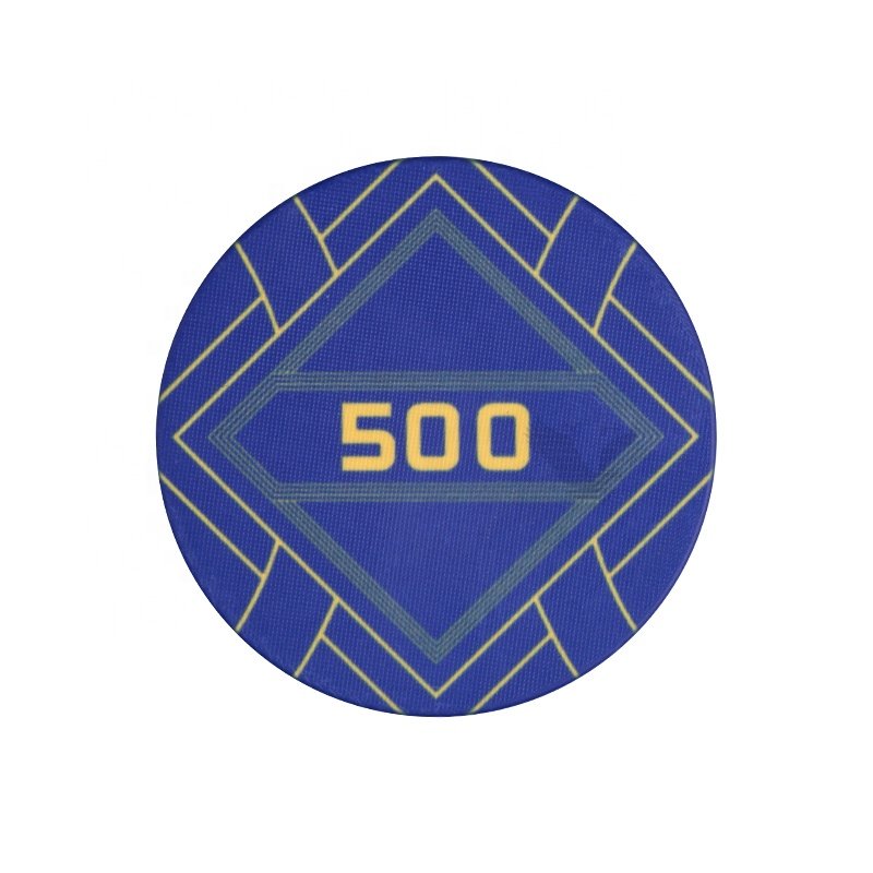 Fully customisable EPT Professional Ceramic Material Poker Chips 10g and 40MM poker chips with customises design colour and logo