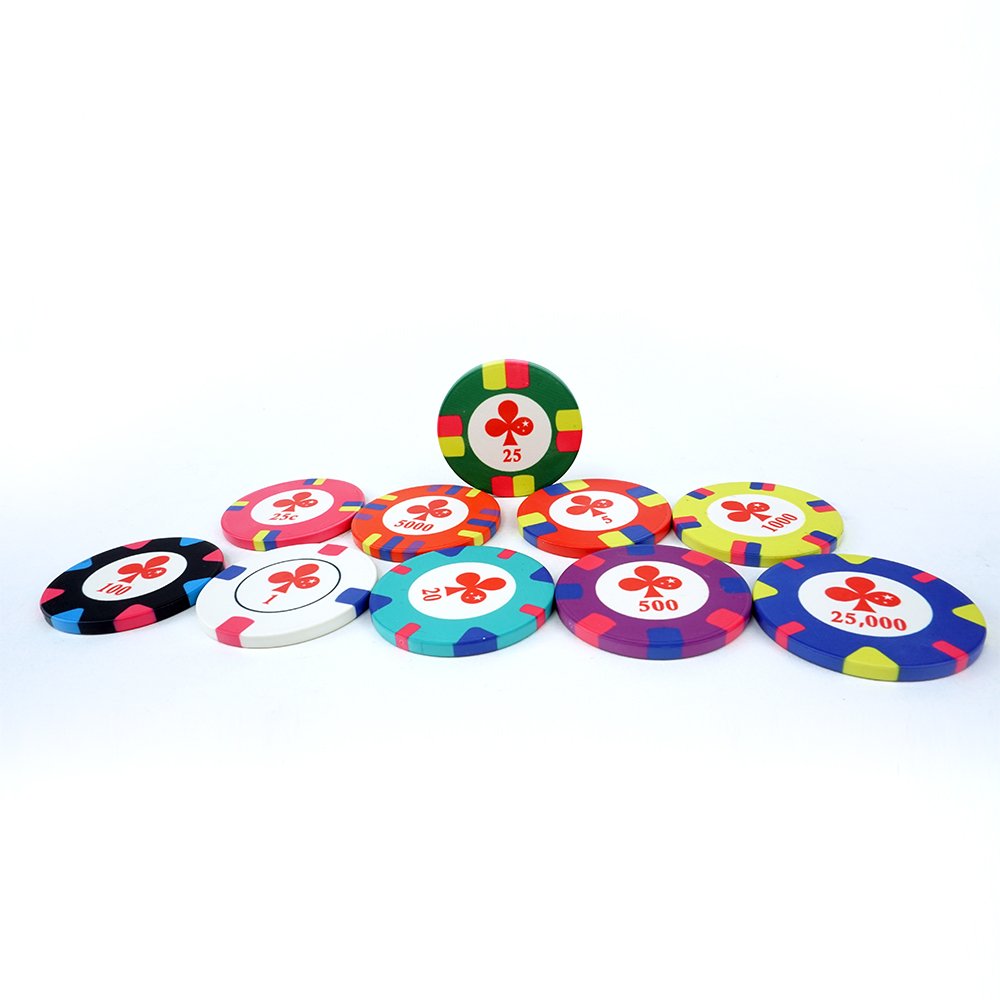 Casino poker room texas hold em games ceramic poker chips custom denomination color 39mm casino chips