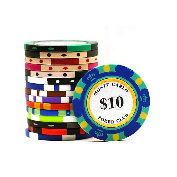 VastGifts Manufacturer High Quality Whole Sale Custom Print Logo Clay Poker Chips Jetton Colorful Sticker