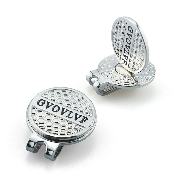 Metal Golf Ball Marker Factory Custom OEM Design Metal Hard Enamel Golf Accessories