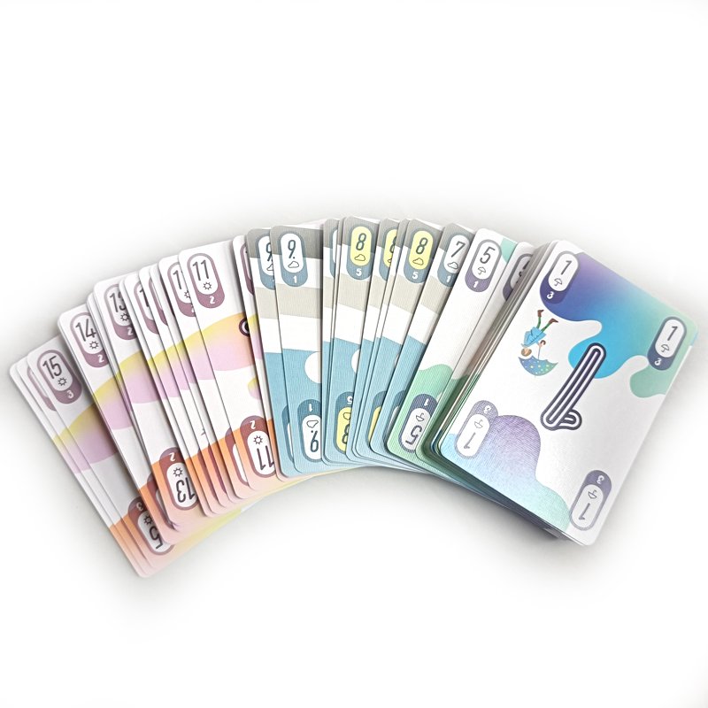 Full Color Deck of Cards poker chips Printing Custom Card Game piece with Box