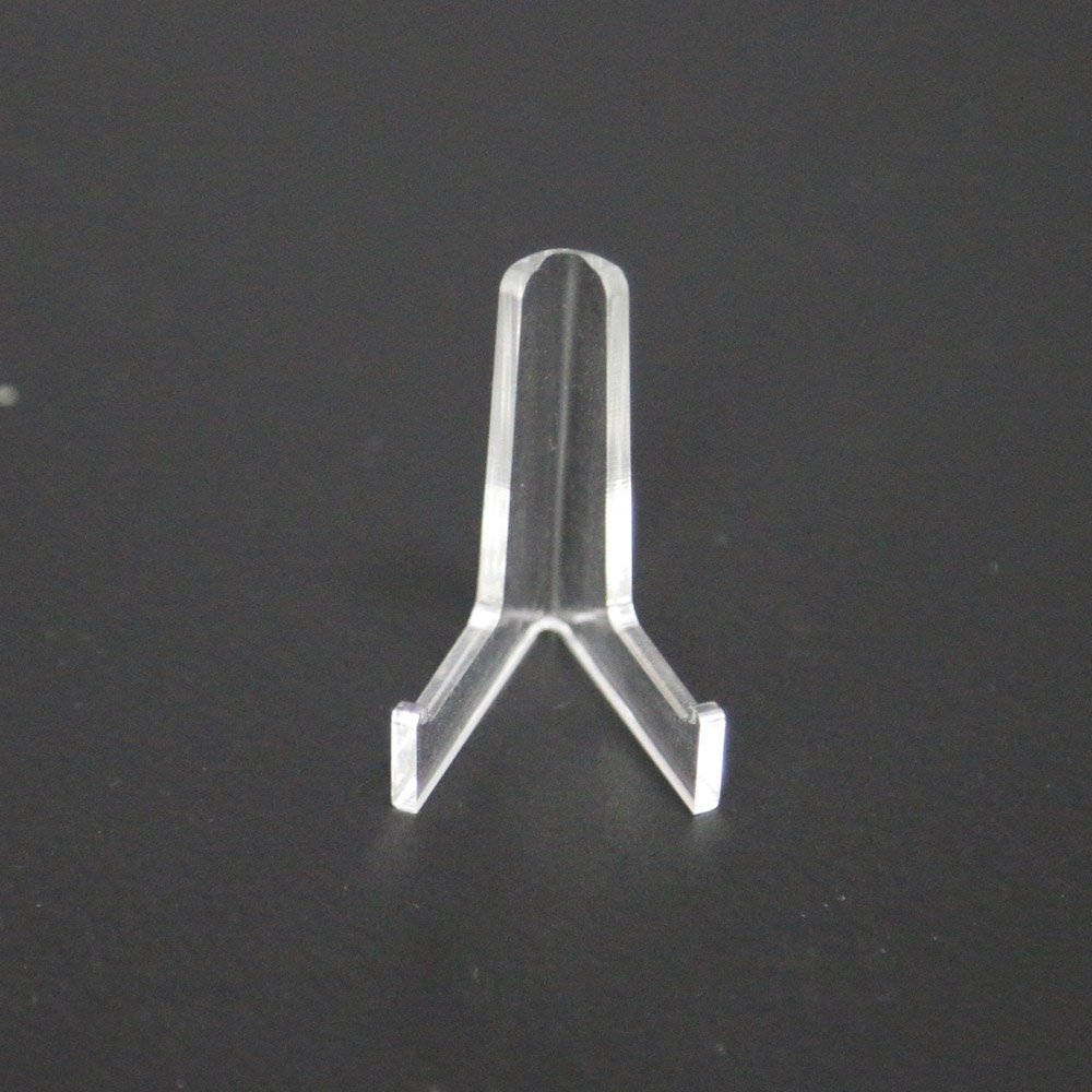Plastic Coin Display Stand Easels Acrylic Clear For Coins 15-50mm