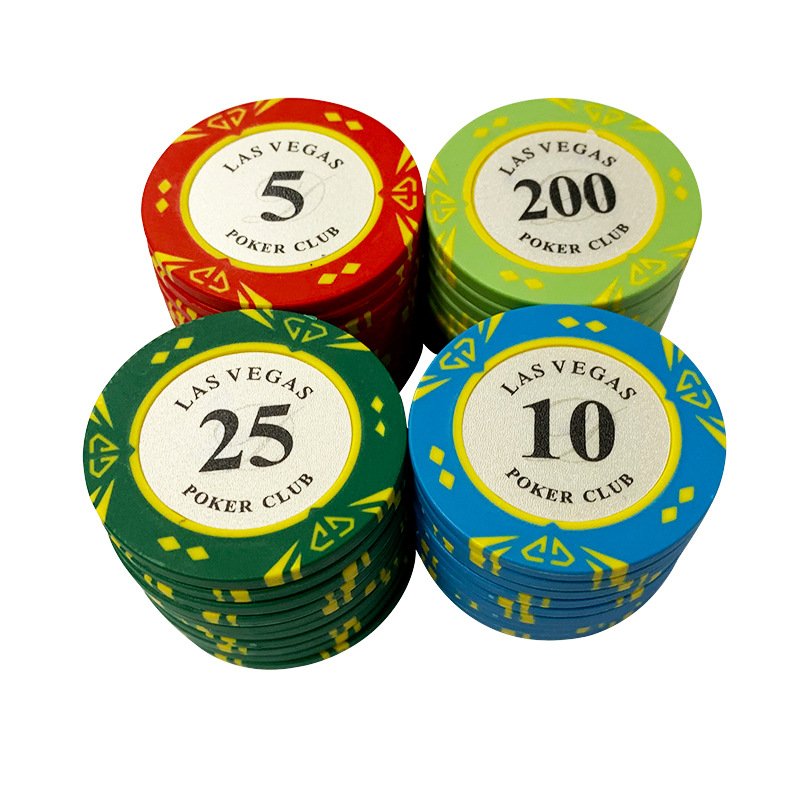In stock Texas Hold'em Mahjong Plastic Chip Coins Las Vegas Chip Coins 14g clay chip poker
