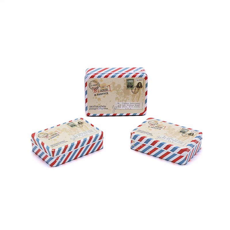 Custom Design Logo Printing Playing Card Poker Chips Packing Tins Metal Box