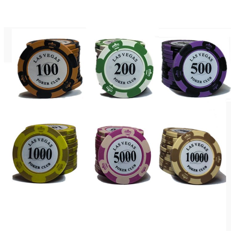 Cheap Casino Poker Chips Custom Ceramic Clay Poker Chips factory supply