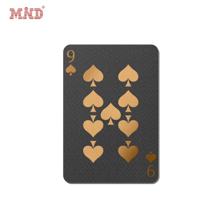 Waterproof Plastic PVC Custom NFC Poker RFID Playing Card
