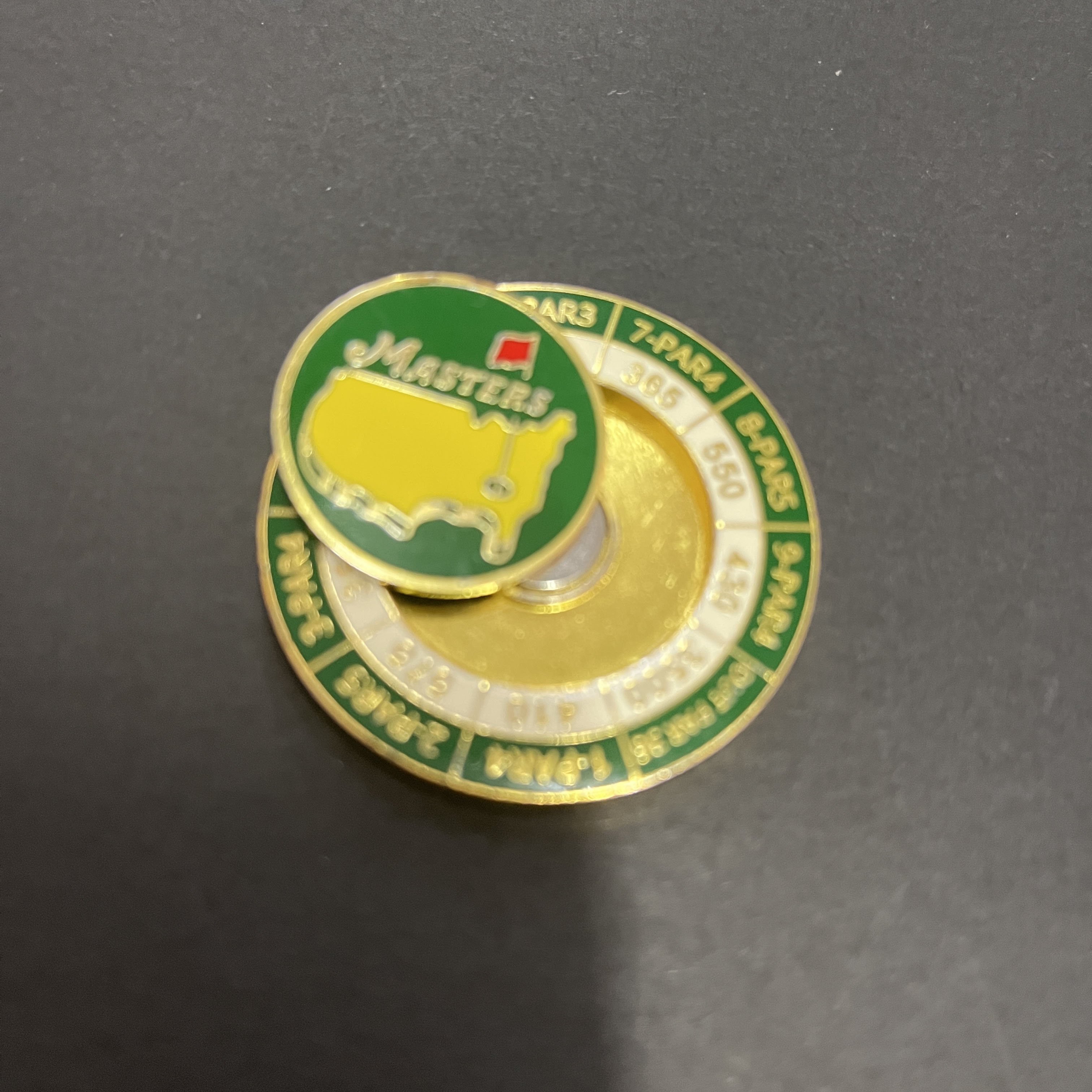 Golf event Masters golf ball markers magnetic Commemorative Ball Marker Masters golf coins