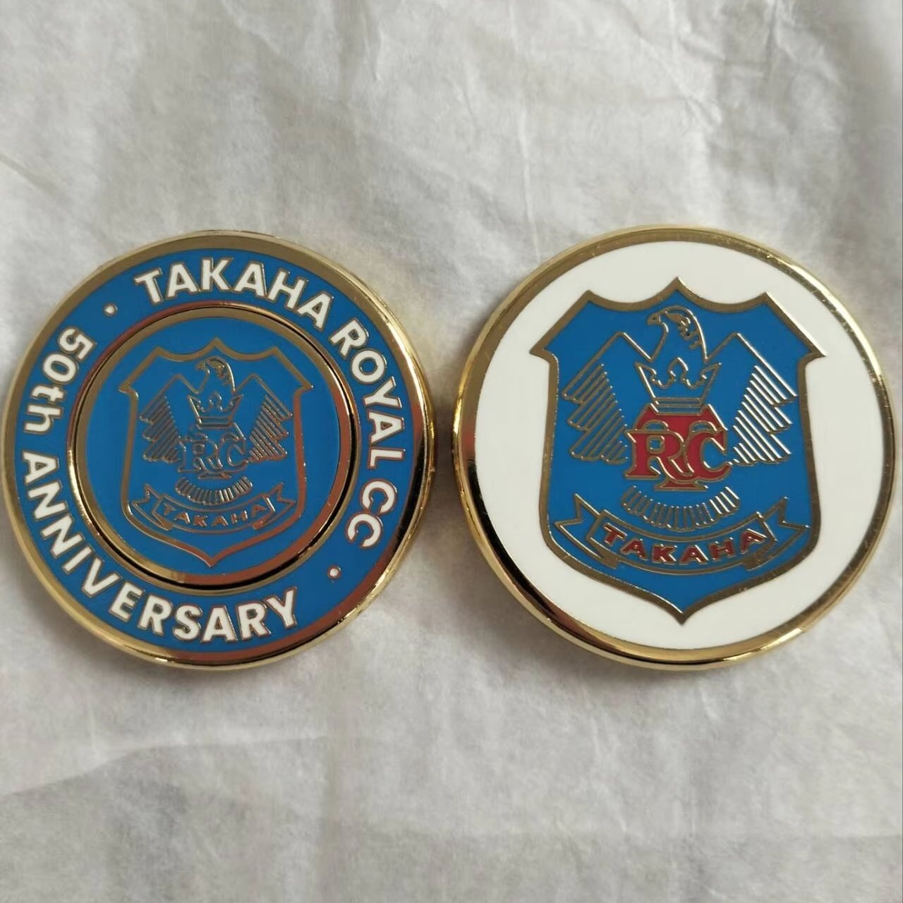 Hot Selling Logo Custom Golf Poker Chip Challenge Coin with Ball Marker