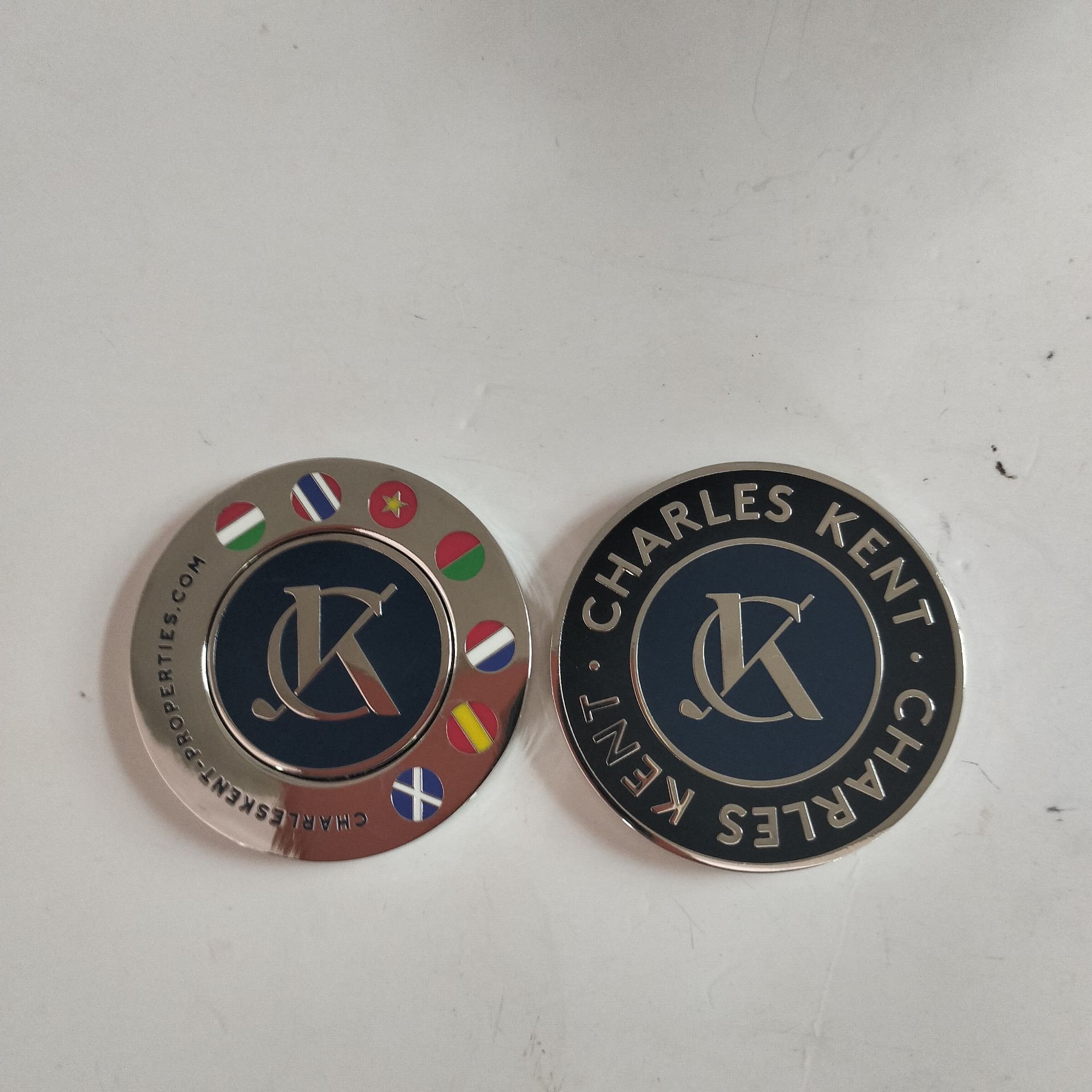 Hot Selling Logo Custom Golf Poker Chip Challenge Coin with Ball Marker