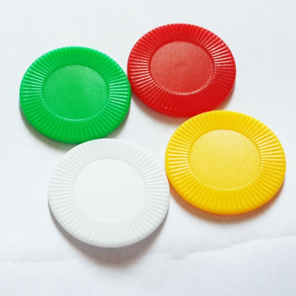 PS plastic chips mahjong accessories chips sunflower game coins props poker chips