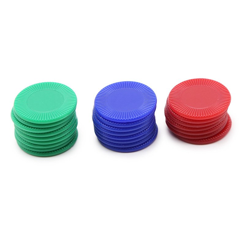 PS plastic chips mahjong accessories chips sunflower game coins props poker chips