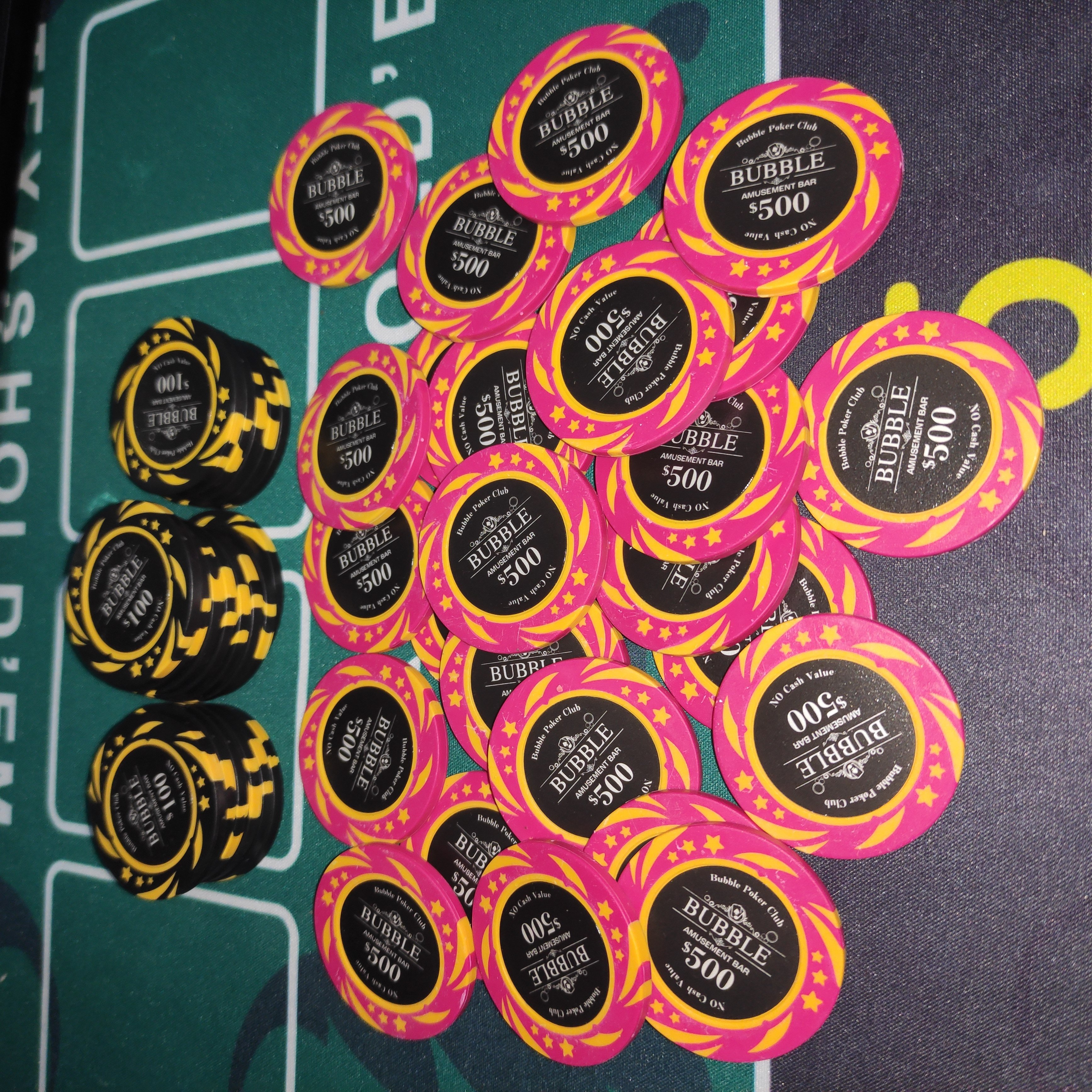 New Arrival 14g Two Tone Clay Poker Chips with your design inlay