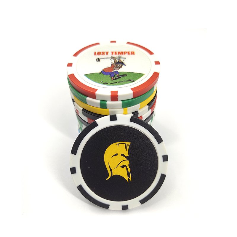 Hot Sell OEM Golf Ball Markers Custom Logo Golf Poker Chips