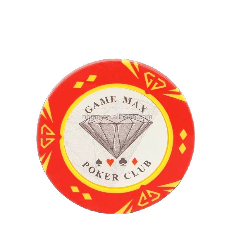 18g large size 45mm Clay Diamond style Poker Chip/Poker Chips/Casino Poker Chip
