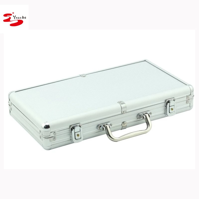 300 Casino Chip Texas Hold'em Style Poker Chip Aluminum Case Set
