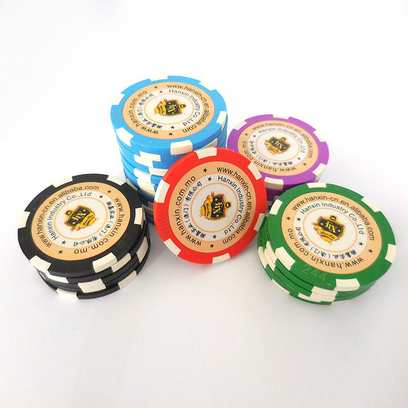 Durable 500pcs Set Poker Chips 14g Clay Texas Hold'em Style Poker chip