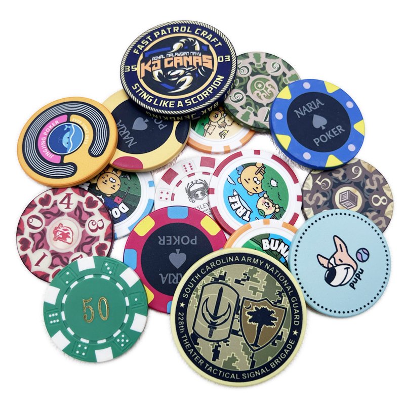 Wholesale Poker Chips Plaque 68.5Mm 80.5Mm 94.5Mm Length 1000 Baccarat Poker Chip Sets With Acrylic Box