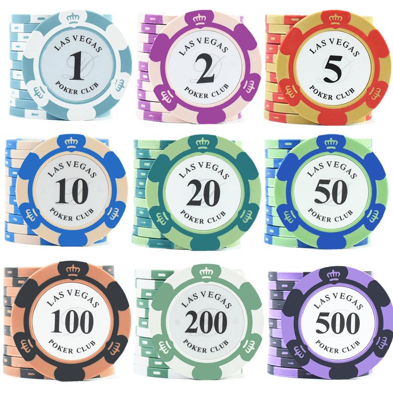 Hot Sale European Custom Colorful Plastic Poker Chips Golf Ball Marker