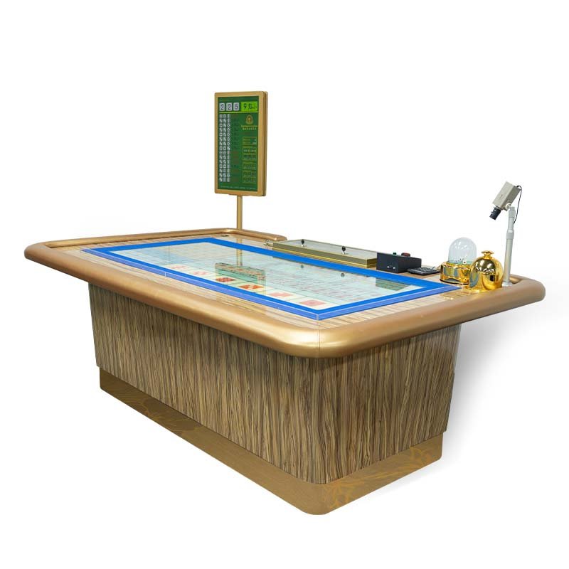 Luxury Sic Bo Table SUIT with Shaker Camera Light box Display use for casino