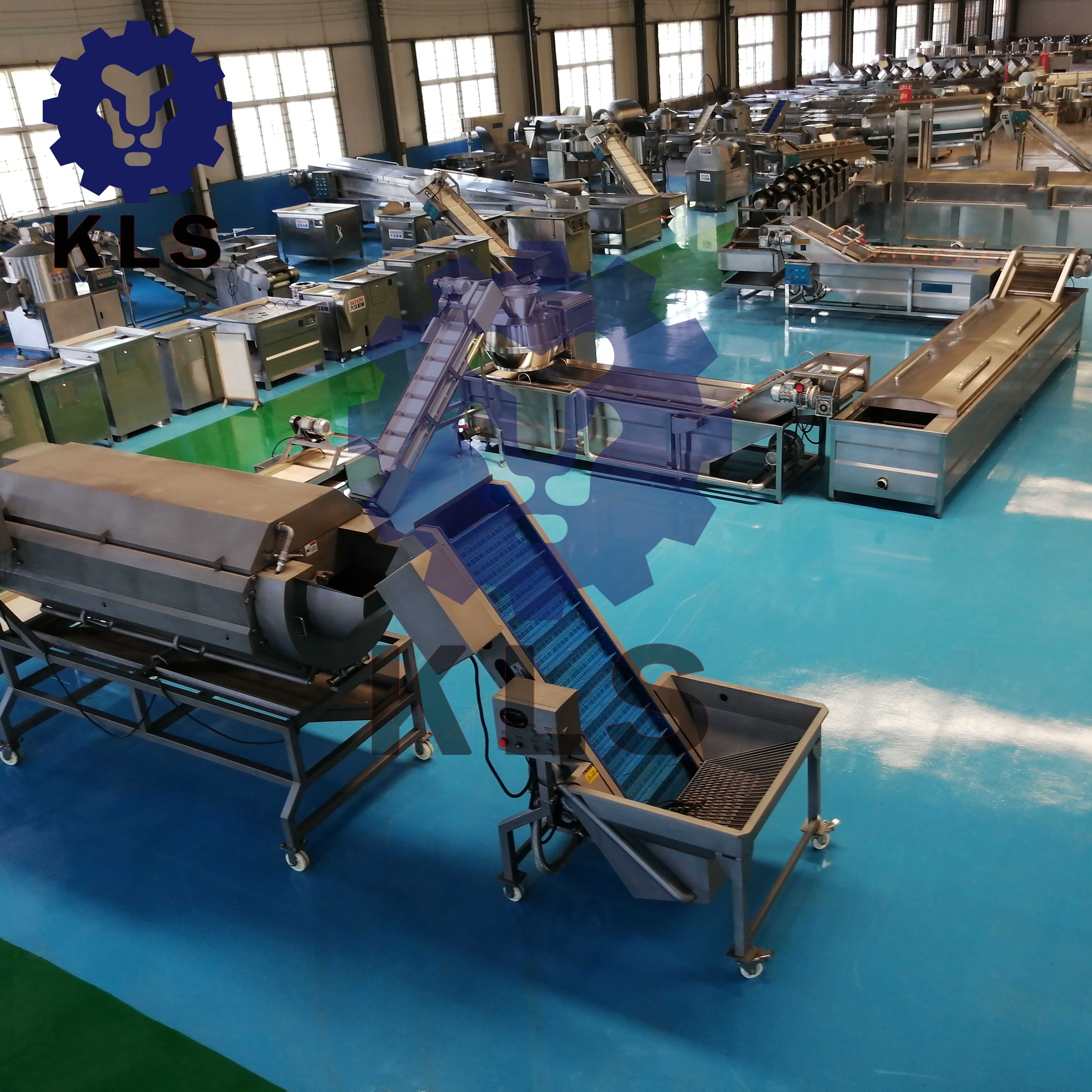 KLS Fully Automatic Potato chips Production Line French Fries Machine chips Potato Making Machine