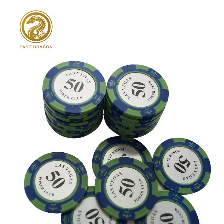 Custom 13.5g Casino premium Clay Poker Chips For Entertainment