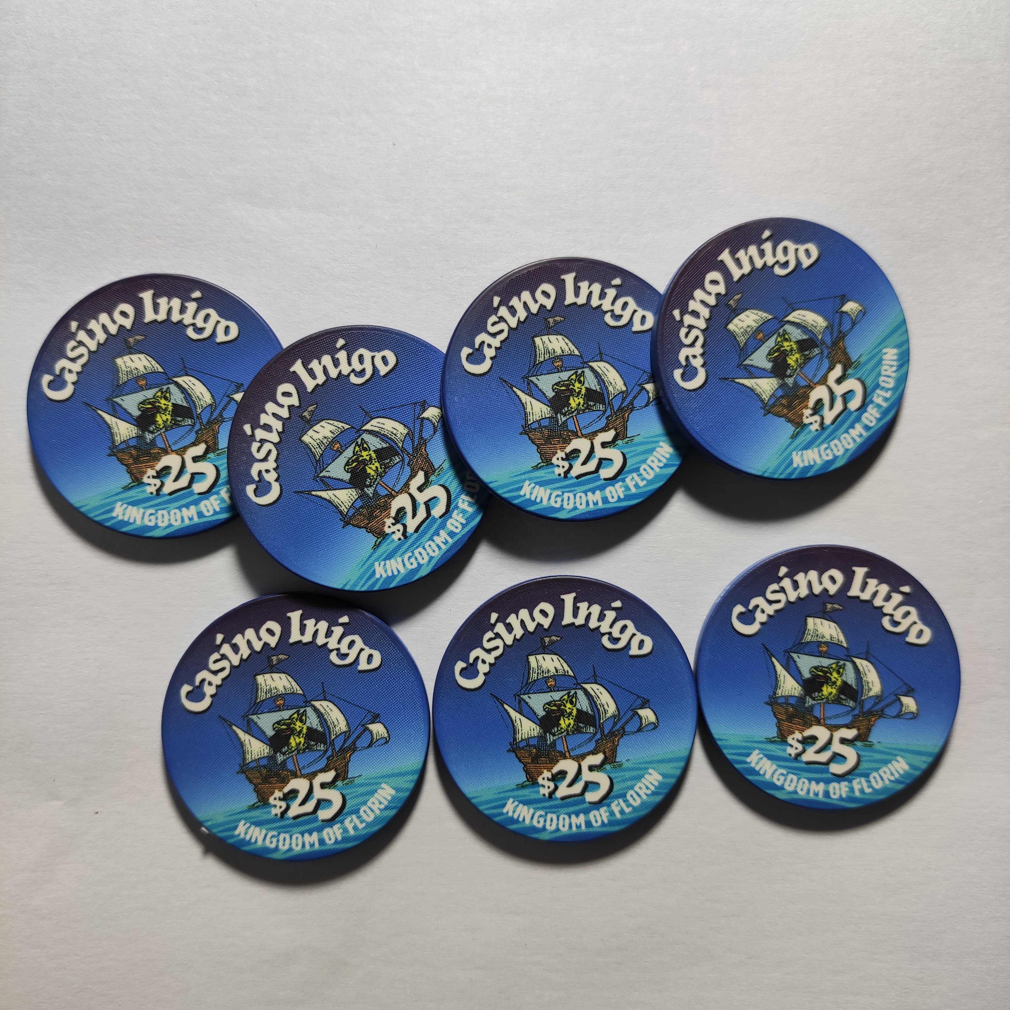 New arrival 10G ceramic poker chips custom made your design