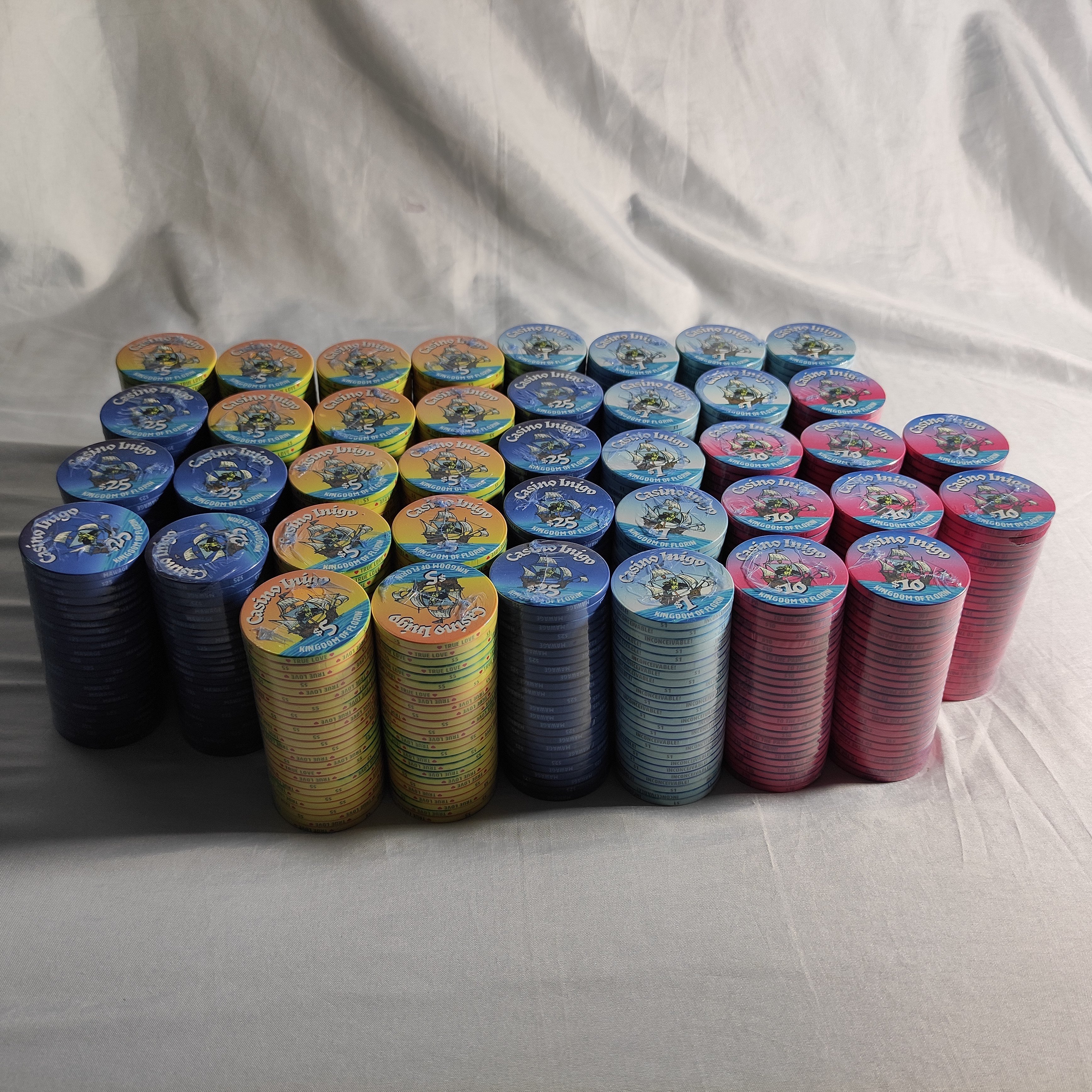 New arrival 10G ceramic poker chips custom made your design