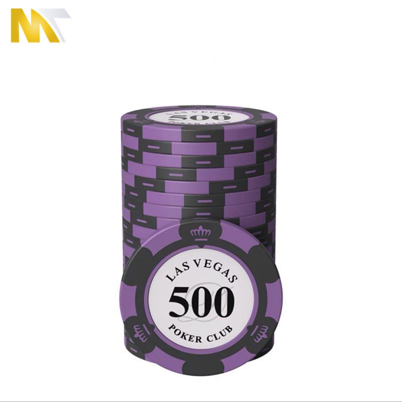 Wholesale Custom Logo High Quality Sublimation Blank 300 500 1000 Abs Ceramic Clay Professional Poker Chips Set