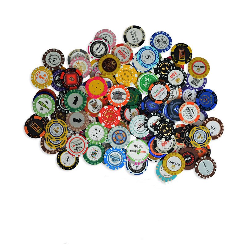 10g 11.5g 14g Cheap Price Custom Number Coin Poker Chips Western Time Card Pcs Crown Clay Ceramic Poker Chip