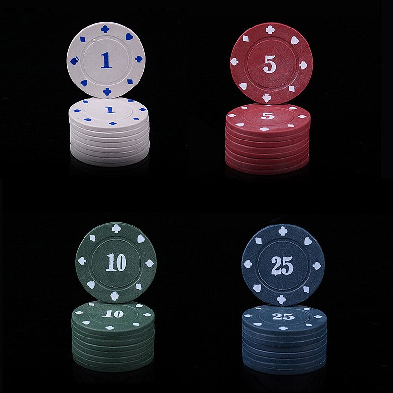 LANDER-MAN 500 Pcs Poker Set With Tin Box Texas Casino Games Casino