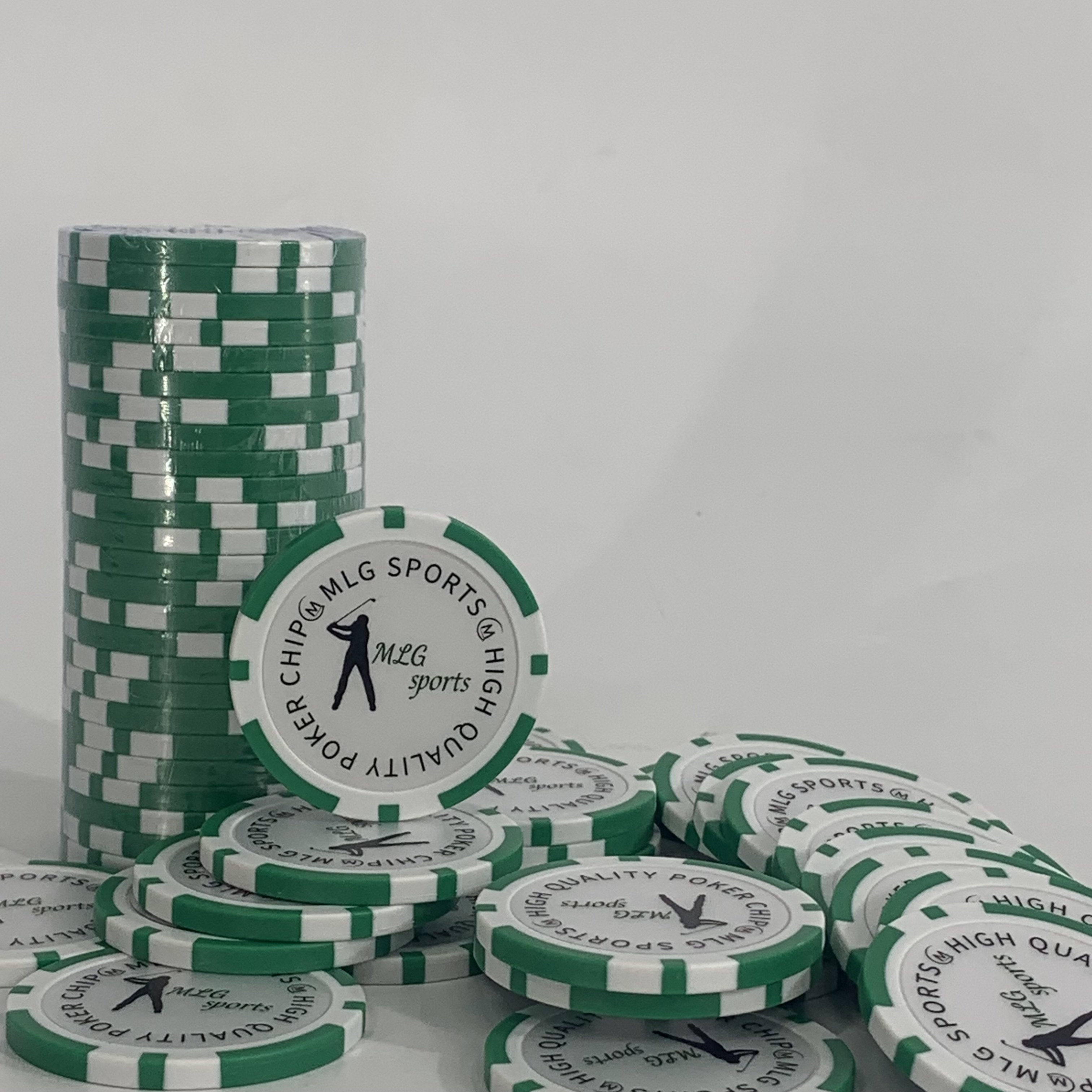 ABS Material Poker Chip Golf Ball Markers