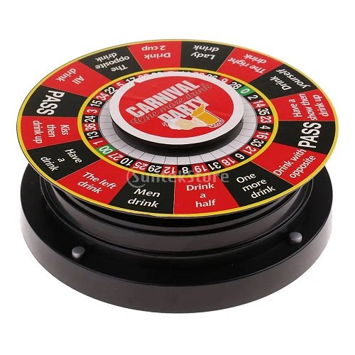 High Quality Gambling Bingo Drinking Game 10 Inch Roulette Set Casino Roulette MDF Material with Chips Tablecloth