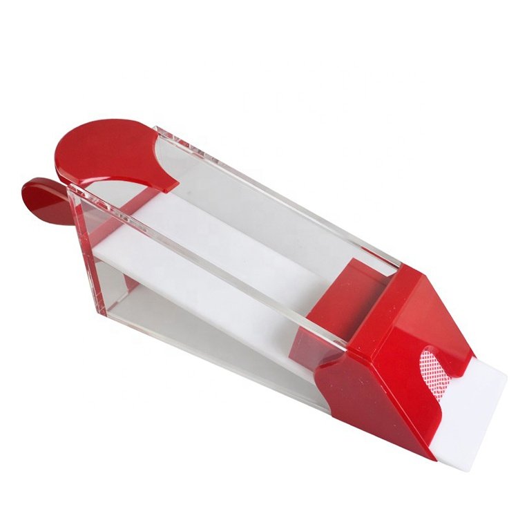 wholesale 8 deck clear Acrylic playing card dispenser Acrylic poker dealer shoe