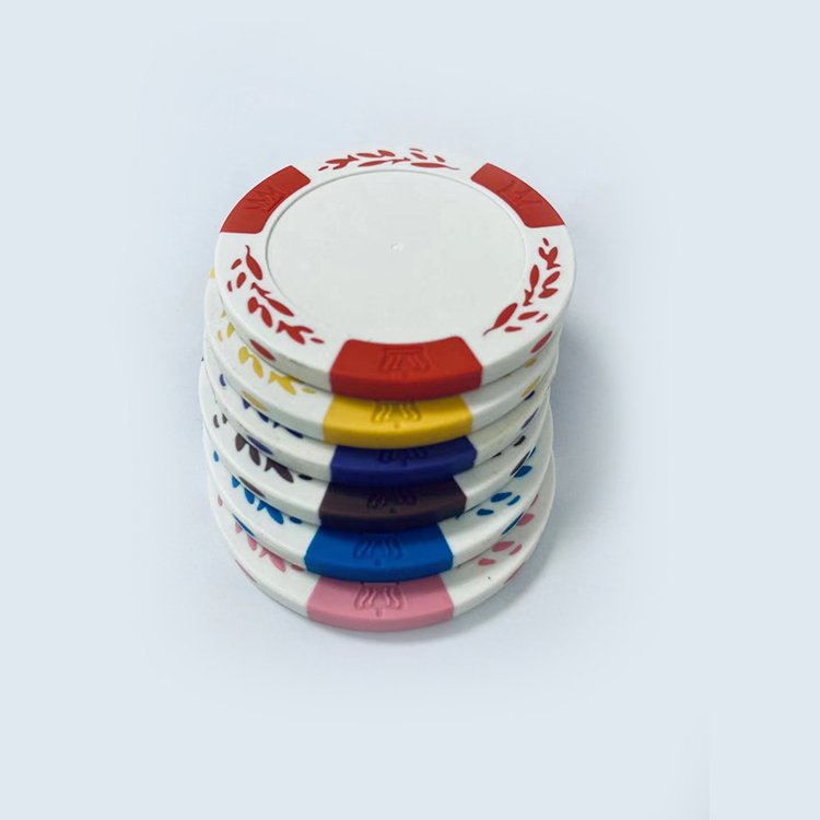 In Stock Pure Clay Poker Chips Tournament Set 1000 Chips Without Sticker Clay Casino Chips