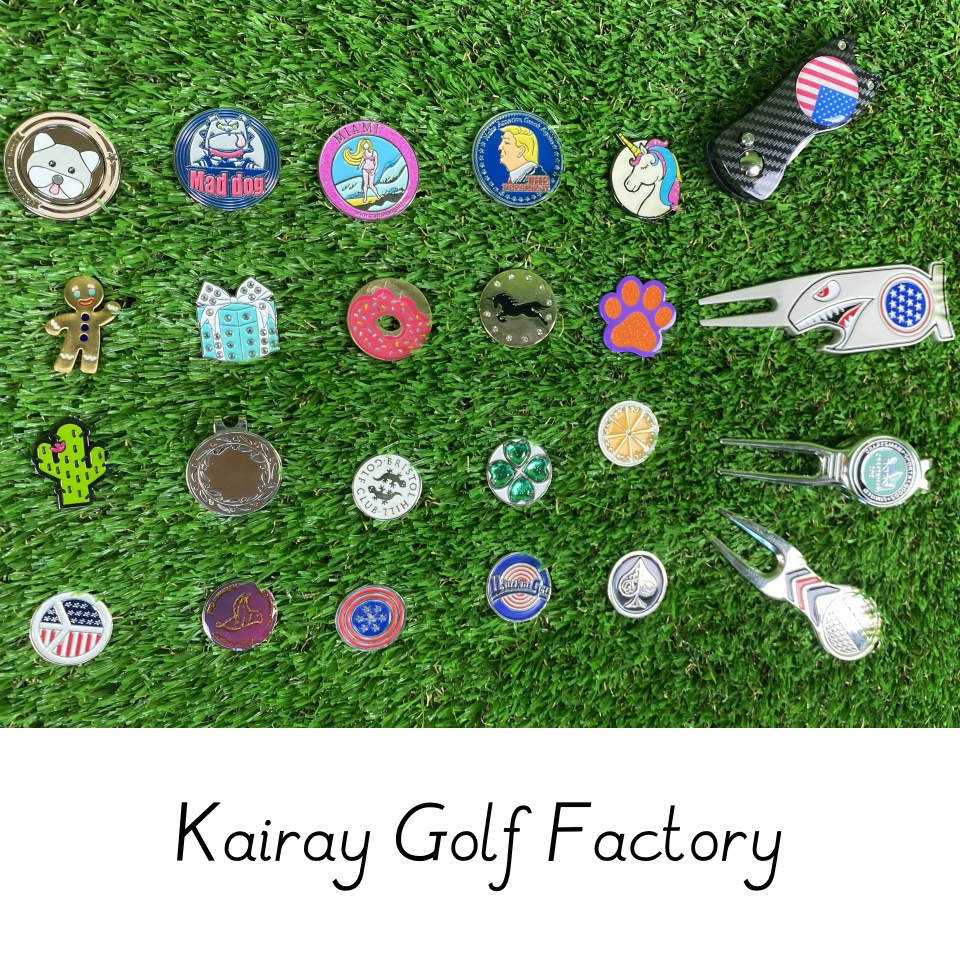 Best Price Various design Novelty Ball Markers Golf Accesory Custom Logo Golf Ball Marker Metal