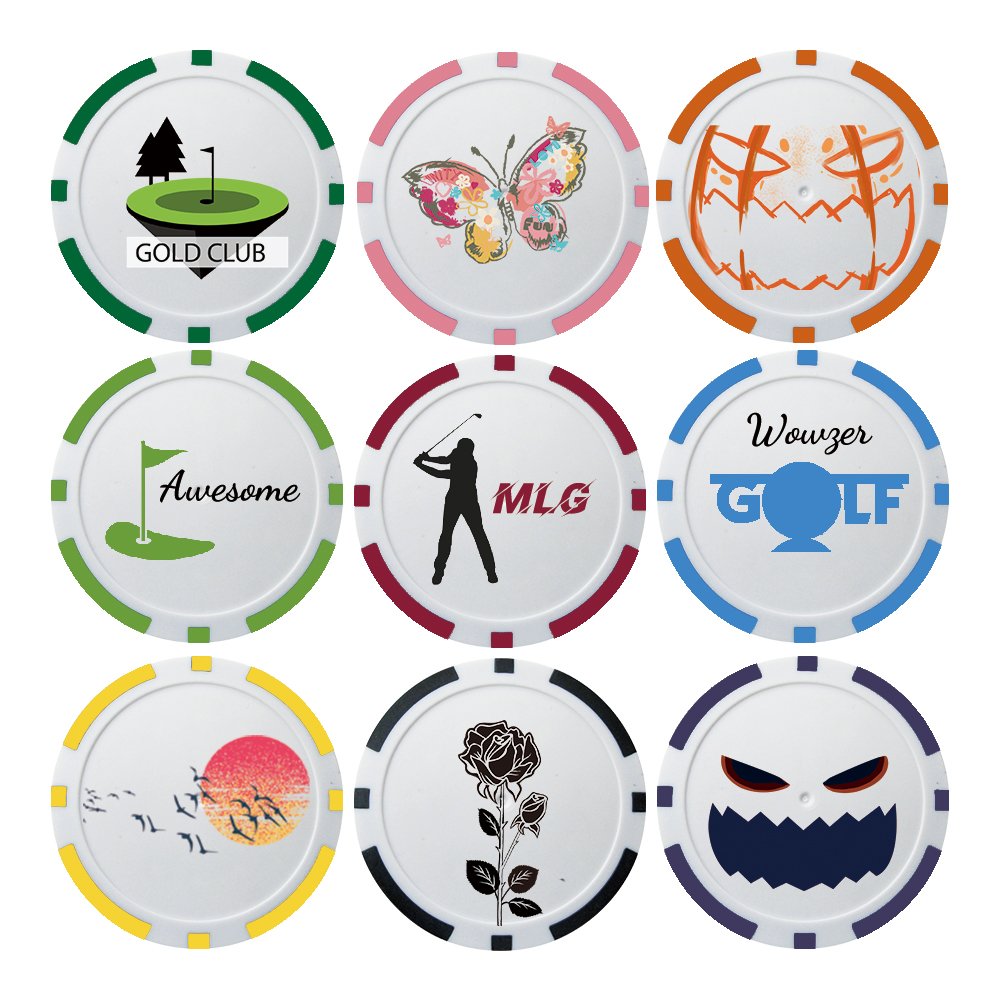 Factory Price Customize Plastic Golf Poker Chip Ball Markers