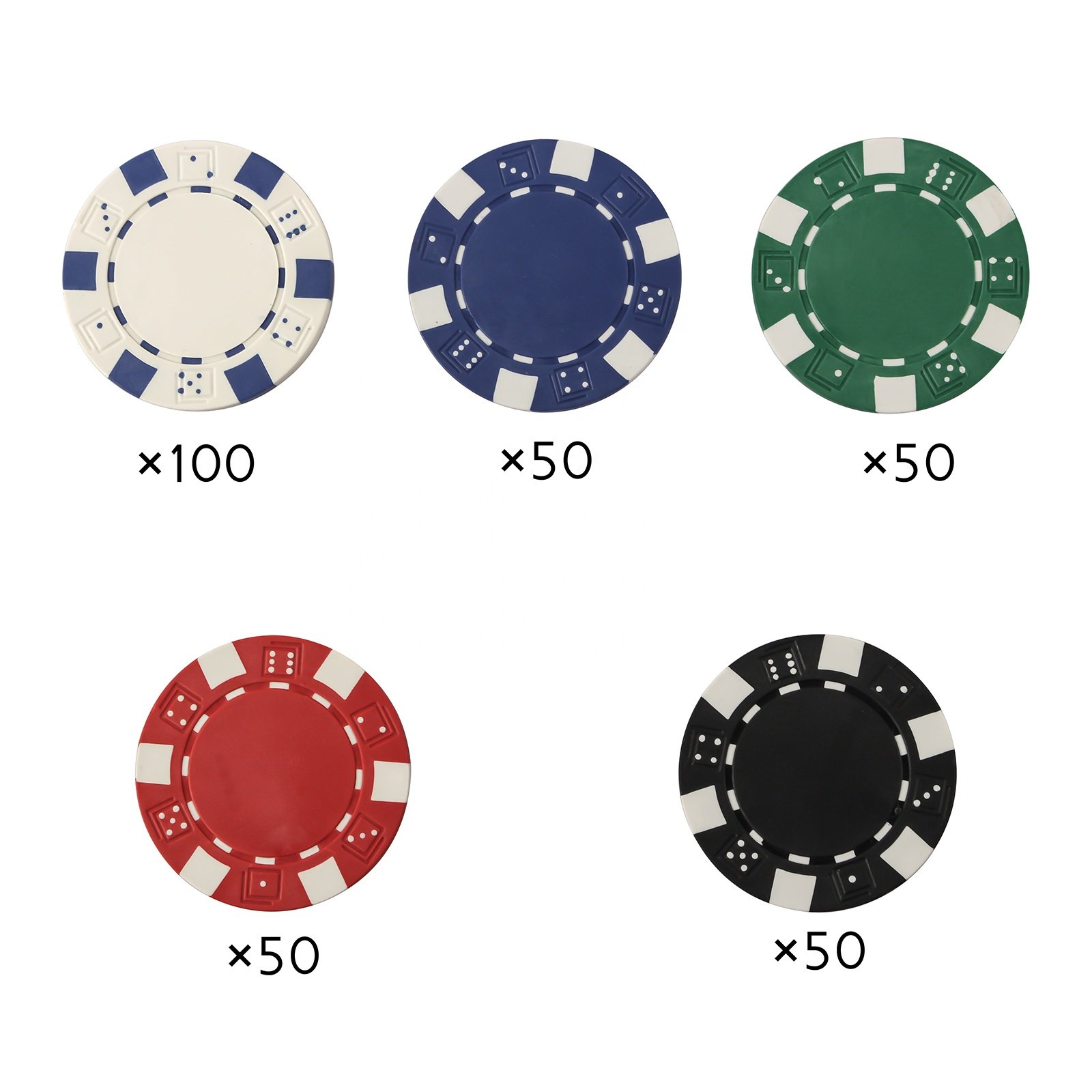 Poker Set Chips 300 500 Aluminum Box 11 Grams Clay Poker Chip Set For Texas Hold'em Blackjack Gambling