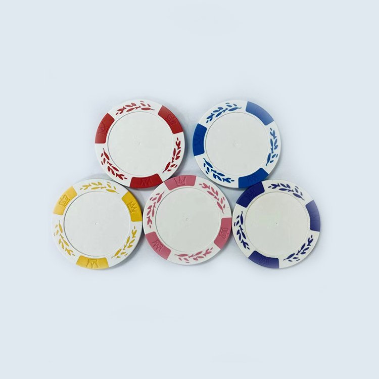 13.5g clay composite poker chips without stickers 500pcs poker set